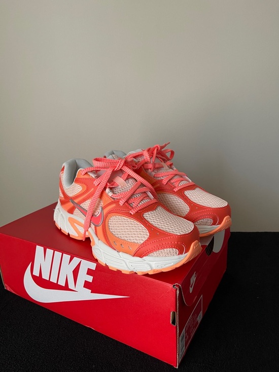 Nike Shoes - Nike Women's Coral Pink and Orange Mesh Running Sneakers